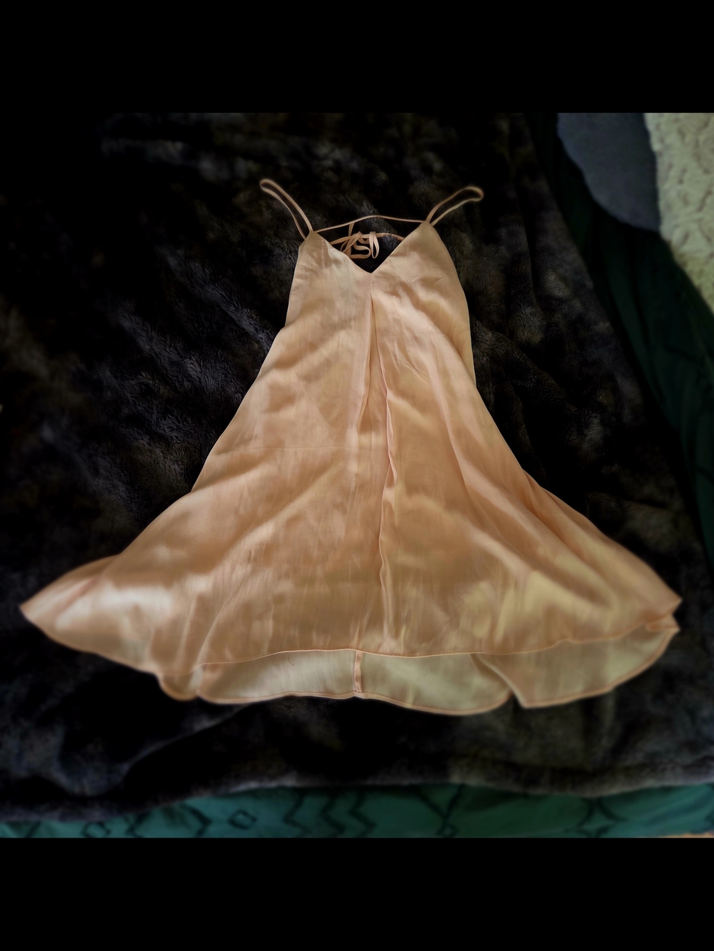 Forever 21 Blush Satin Slip Dress